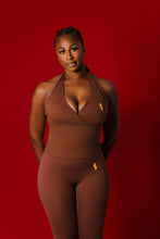 Load image into Gallery viewer, Cocoa Sculpt Comfort Halter
