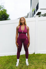 Load image into Gallery viewer, Plum Sculpt Leggings
