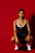 Load image into Gallery viewer, Black Sculpt Tennis Racerback
