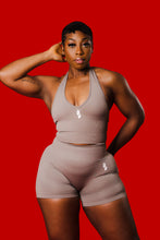 Load image into Gallery viewer, Taupe Sculpt Halter

