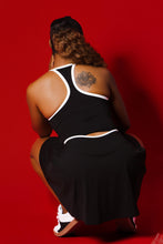 Load image into Gallery viewer, Black Sculpt Tennis Racerback

